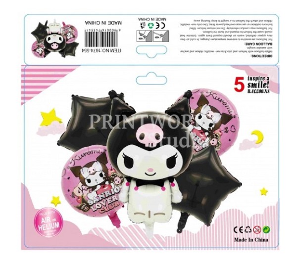 ΣΕΤ ΜΠΑΛΟΝΙΑ KUROMI