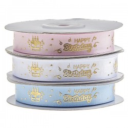 ΚΟΡΔΕΛΑ HAPPY BIRTHDAY 15χιλ*20μ.