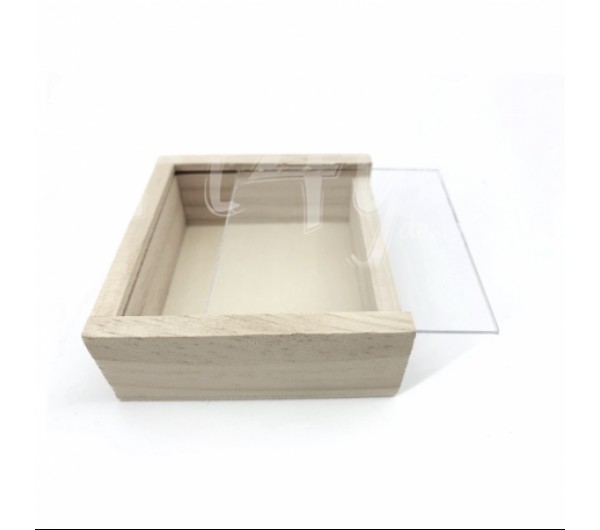 ΞΥΛΙΝΟ ΚΟΥΤΙ ΜΕ PLEXIGLASS ΚΑΠΑΚΙ