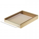 ΞΥΛΙΝΟ ΚΟΥΤΙ ΜΕ PLEXIGLASS ΓΙΑ ΠΡΟΣΚΛΗΤΗΡΙΟ ΜΠΟΜΠΟΝΙΕΡΑ
