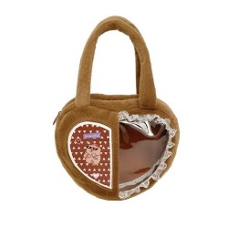 Λούτρινη τσάντα χειρός Capybara (Καπιμπάρα)