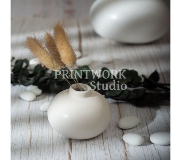 Κεραμικό Βάζο Μικρό Λευκό 