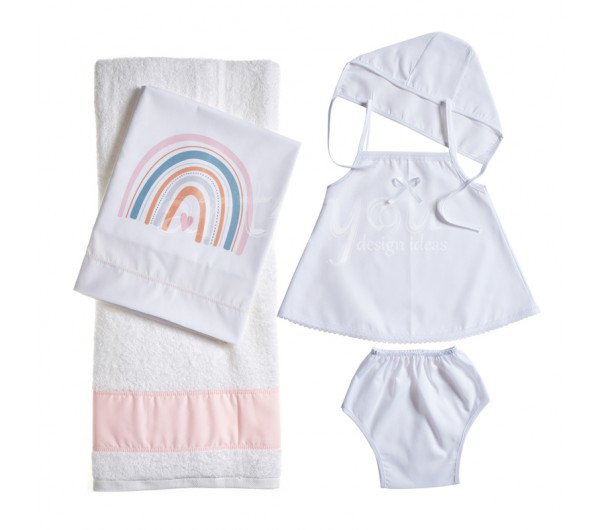 Λαδόπανα Ουράνιο Τόξο Ροζ