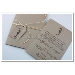 Προσκλητήριο Γάμου σε οικολογικό χαρτί