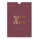 Προσκλητήριο γάμου Save The Date