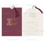 Προσκλητήριο γάμου Save The Date