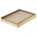 ΞΥΛΙΝΟ ΚΟΥΤΙ ΜΕ PLEXIGLASS ΓΙΑ ΠΡΟΣΚΛΗΤΗΡΙΟ ΜΠΟΜΠΟΝΙΕΡΑ