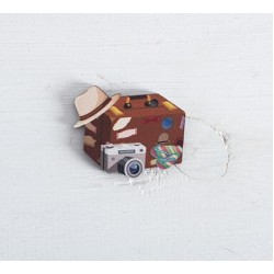 ΞΥΛΙΝΗ ΒΑΛΙΤΣΑ TRAVEL 35X40MM