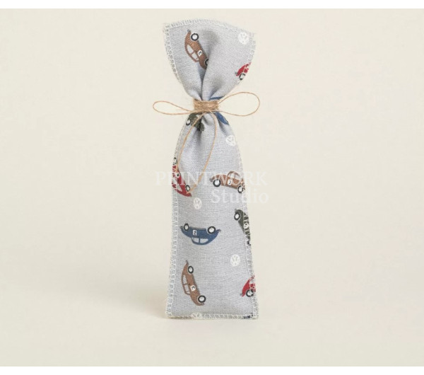 ΠΟΥΓΚΙ 6 x 19 cm ΜΙΝΙ ΑΥΤΟΚΙΝΗΤΑΚΙΑ ΓΚΡΙ