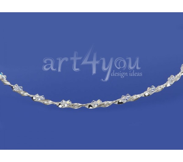 Στέφανα Γάμου Ασημένια 515