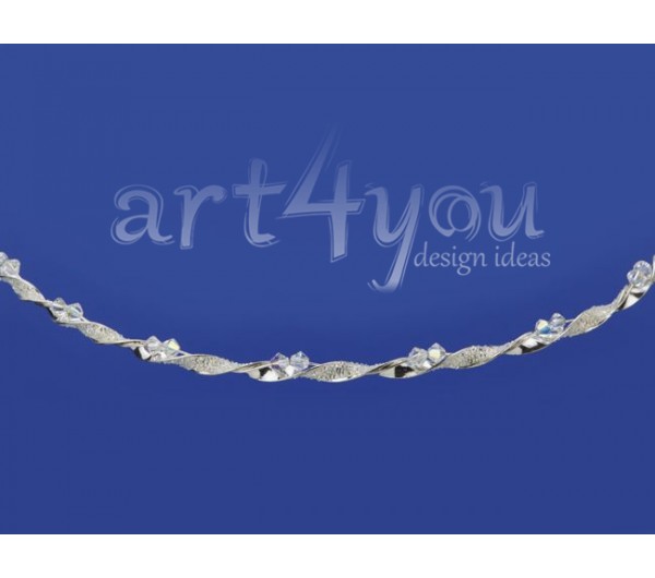 Στέφανα Γάμου Ασημένια 585