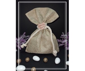 Μπομπονιέρα γάμου πουγκί Best Day Ever