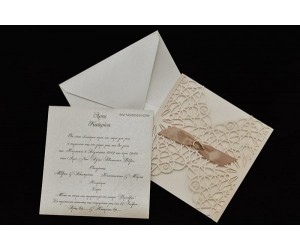 LASERCUT ΠΡΟΣΚΛΗΤΗΡΙΟ ΓΑΜΟΥ ΚΟΡΔΕΛΑ ΚΑΙ ΣΤΡΑΣ