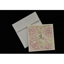 LASERCUT ΠΡΟΣΚΛΗΤΗΡΙΟ ΓΑΜΟΥ FLORAL