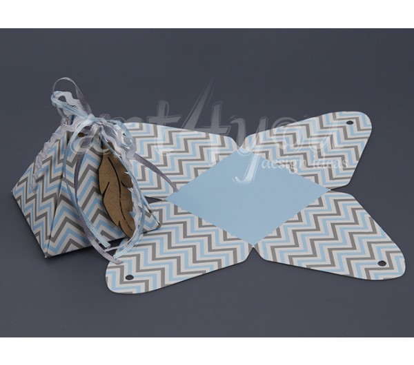 Κουτάκι πυραμίδα Chevron Boho