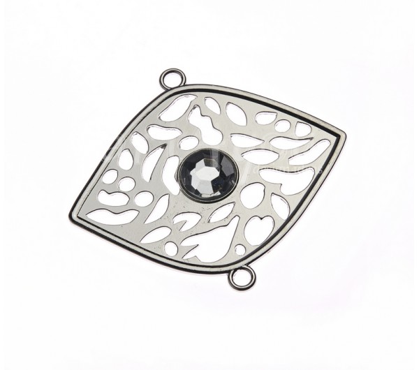 Μεταλλικό Μάτι Με Στρας Μεγάλο