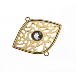 Μεταλλικό Μάτι Με Στρας Μεγάλο