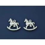 Διακοσμητικό Μεταλλικό Αλογάκι 50τμχ