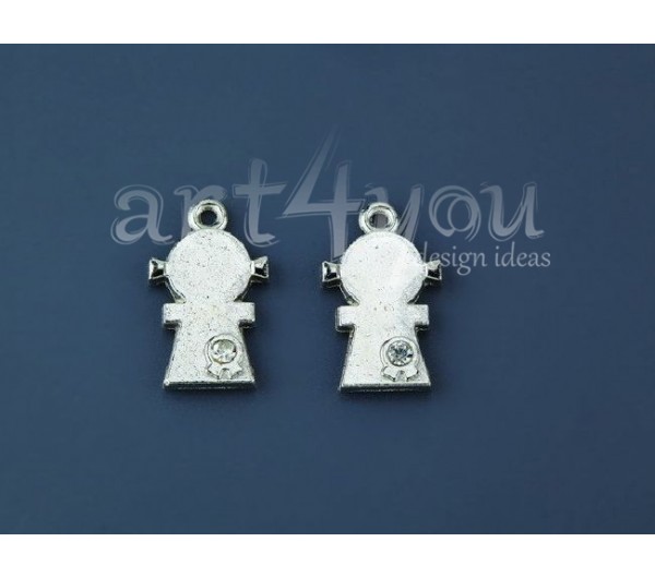 Διακοσμητικό Μεταλλικό Κοριτσάκι