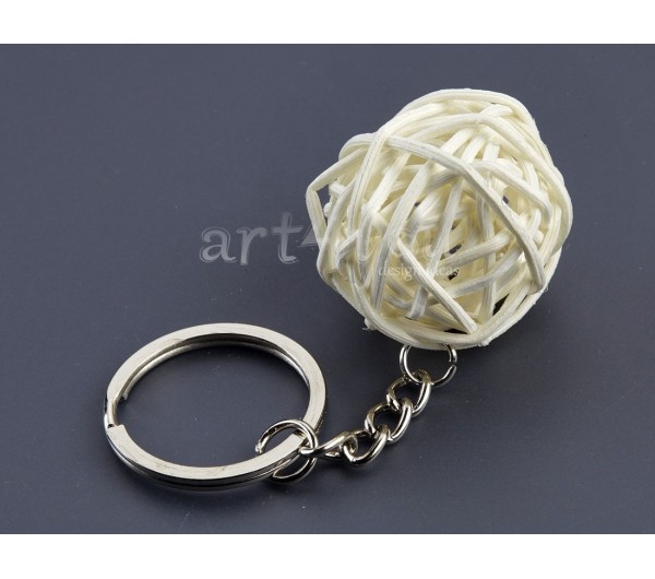 Διακοσμητικό Μπρελόκ μπαμπού σε σχήμα μπάλας