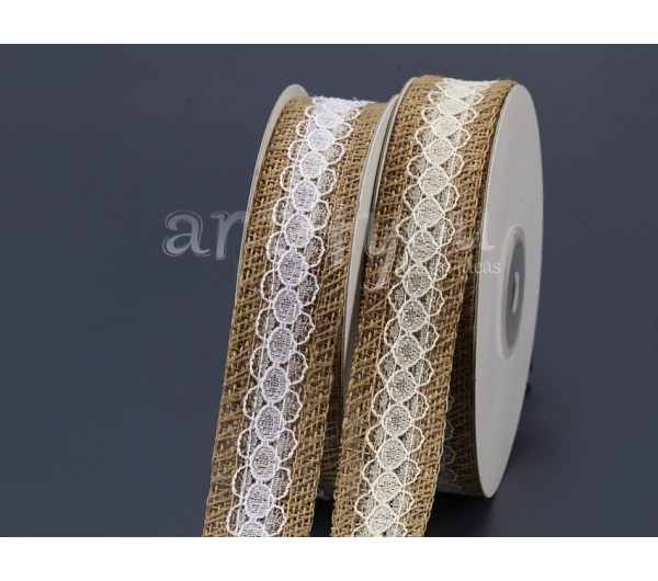 Κορδέλα Λινή Δαντέλα 2,5εκ. ΚΛΔΓ