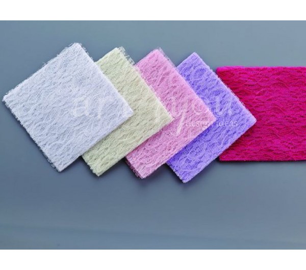 Τούλι Βάπτισης Λέζα (Δαντέλα) 14x14 εκ.