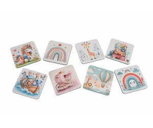 Ξύλινο Σουβέρ με θεματκό 10εκ.