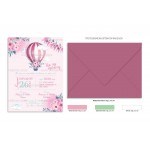 Προσκλητήριο βάπτισης αερόστατο