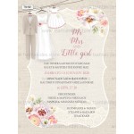 Προσκλητήριο γάμου - βάπτισης με vintage λεπτομέρειες