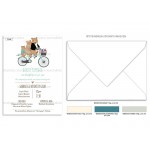 Προσκλητήριο γάμου - βάπτισης με παιχνιδιάρικο ύφος