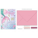 Προσκλητήριο βάπτισης  γοργόνα