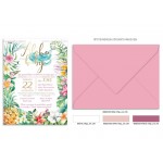 Προσκλητήριο βάπτισης  tropical