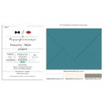 Προσκλητήριο γάμου - βάπτισης με θέμα το παπιγιόν, την πιπίλα και τα χειλάκια