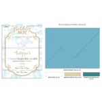 Προσκλητήριο βάπτισης μικρό ελεφαντάκι.