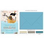 Προσκλητήριο βάπτισης πειρατές 