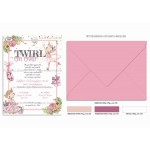 Προσκλητήριο βάπτισης γατούλα μπαλαρίνα