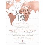 Προσκλητήριο γάμου Save The Date
