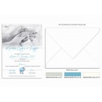 Προσκλητήριο γάμου - βάπτισης bebe χεράκια