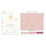 Προσκλητήριο βάπτισης Sunshine