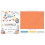 Προσκλητήριο βάπτισης Space Adventure