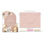 Προσκλητήριο βάπτισης Βοhο Jungle