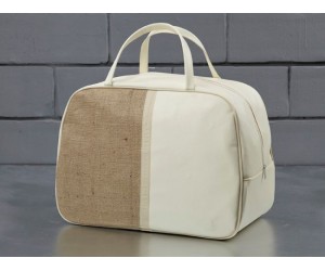 Τσάντα βάπτισης με λινάτσα