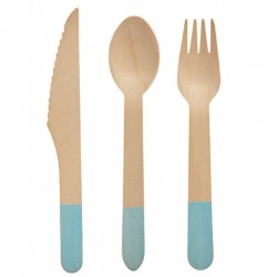 ΞΥΛΙΝΟ ΚΟΥΤΑΛΑΚΙ ΓΛΥΚΟΥ ΣΙΕΛ Σετ 20τμχ