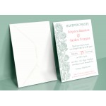 Προσκλητήριο Γάμου Τριαντάφυλλα