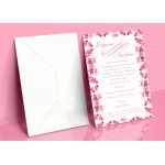 Προσκλητήριο Γάμου floral