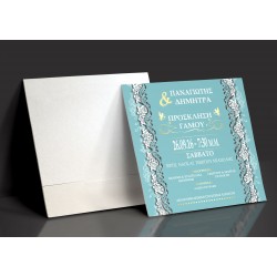 Προσκλητήριο Γάμου Ρομαντικό