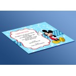Οικονομικό προσκλητήριο βάπτισης Mickey
