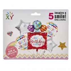 ΜΠΑΛΟΝΙΑ ΣΕΤ HAPPY BIRTHDAY