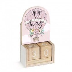 Ξύλινο Ημερολόγιο Αερόστατο