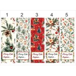 Σελιδοδείκτης - Χριστουγεννιάτικο προσκλητήριο βάπτισης Νεράιδα